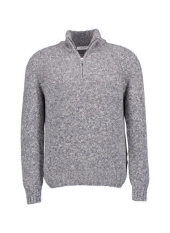 Gran Sasso, Toyer, Schurwolle, Grau Meliert