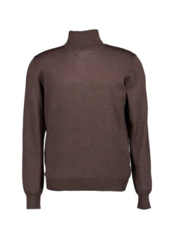 Gran Sasso, Rollkragenpullover, Merinowolle, Dunkelbraun