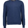 Gran Sasso, Pullover, Schurwolle-Kaschmir, Dunkelblau