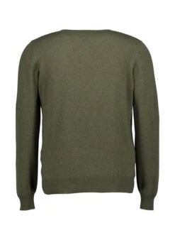 Gran Sasso, Pullover, Schurwolle-Kaschmir, Oliv -Herrenausstatter Verkaufe 448817 norm2