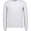 Gran Sasso, Pullover, Schurwolle-Kaschmir, Silbergrau Meliert