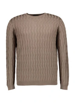 EMPORIO ARMANI, Pullover, Baumwolle, Graubraun