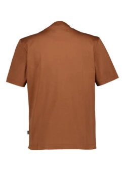 BOSS Black, T-Shirt Taut, Baumwoll-Jersey, Braun -Herrenausstatter Verkaufe 448846 norm2