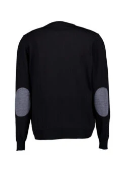 Stenströms, Pullover, Merinowolle Extrafein, Schwarz -Herrenausstatter Verkaufe 448848 norm2