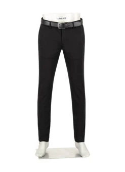 Alberto, Hose Move, Slim Fit, Jersey, Schwarz