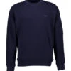 BOSS Orange, Sweatshirt Mixed, Baumwolle, Dunkelblau