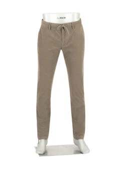 Alberto, Hose Jump, Slim Fit, Cord, Greige