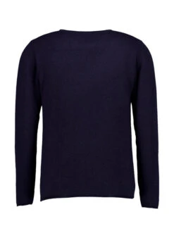 DANIELE FIESOLI, Pullover, Reines Kaschmir, Dunkelblau -Herrenausstatter Verkaufe 448944 norm2