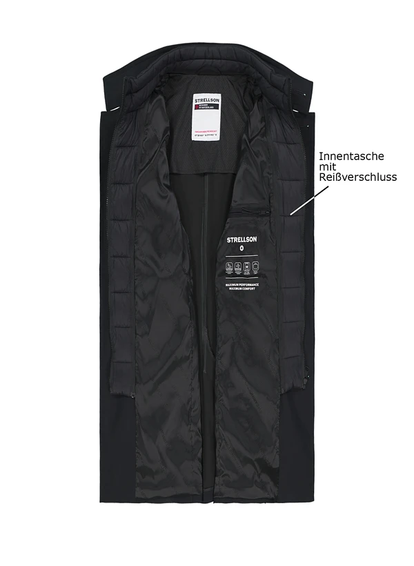 Strellson, Mantel Finlay Flex, Nylon halbgefüttert, schwarz Strellson, Mantel Finlay Flex, Nylon Halbgefüttert, Schwarz -Herrenausstatter Verkaufe 448954 norm3