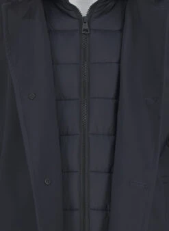 Strellson, Mantel Finlay Flex, Nylon Halbgefüttert, Dunkelblau -Herrenausstatter Verkaufe 448955 norm4