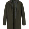 Strellson, Mantel Finlay, Wolle Halbgefüttert, Dunkelgrün