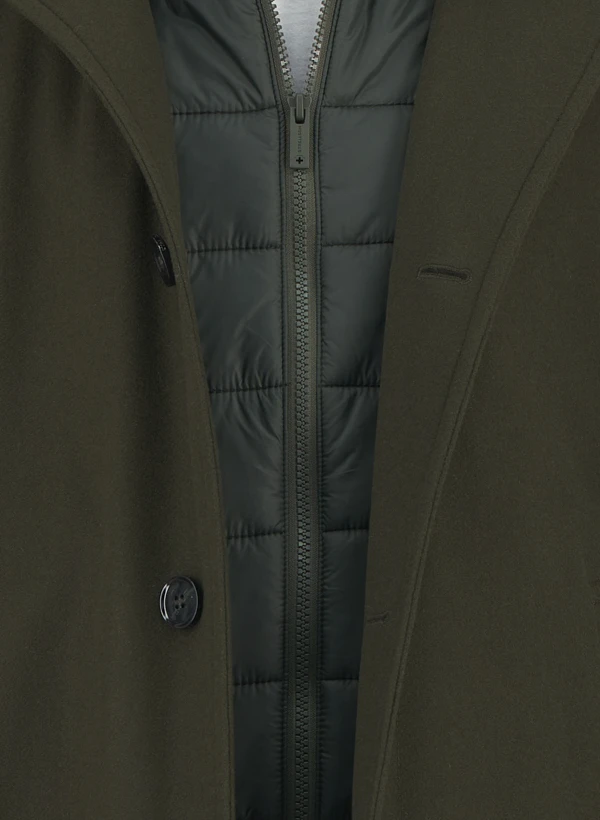 Strellson, Mantel Finlay, Wolle halbgefüttert, dunkelgrün Strellson, Mantel Finlay, Wolle Halbgefüttert, Dunkelgrün -Herrenausstatter Verkaufe 448962 norm4