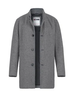 Strellson, Mantel Fynn, Woll-Mix Halbgefüttert, Grau