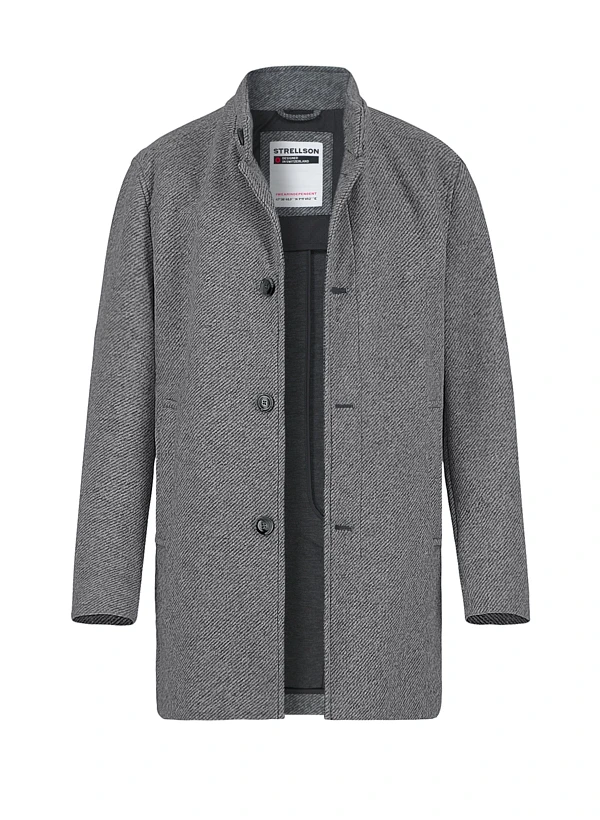 Strellson, Mantel Fynn, Woll-Mix halbgefüttert, grau Strellson, Mantel Fynn, Woll-Mix Halbgefüttert, Grau -Herrenausstatter Verkaufe 448963 norm