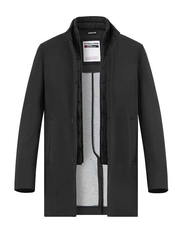 Strellson, Mantel Finlay, Baumwolle, schwarz Strellson, Mantel Finlay, Baumwolle, Schwarz -Herrenausstatter Verkaufe 448965 norm