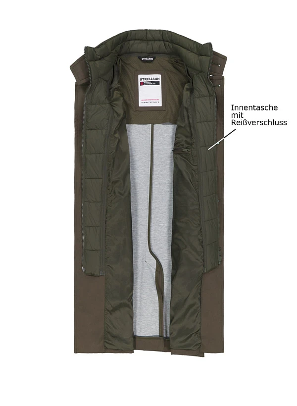 Strellson, Mantel Finlay, Baumwolle, grün Strellson, Mantel Finlay, Baumwolle, Grün -Herrenausstatter Verkaufe 448967 norm3