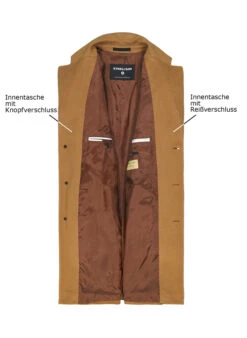 Strellson, Mantel Adria, Wolle-Kaschmir, Camel -Herrenausstatter Verkaufe 448970 norm3