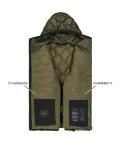 PEUTEREY, Daunenjacke Weiwei, Mikrofaser Wasserabweisend, Grün -Herrenausstatter Verkaufe 448984 norm3