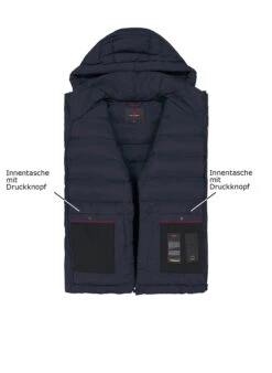 PEUTEREY, Daunenjacke BOGGS, Mikrofaser Wasserabweisend, Dunkelblau -Herrenausstatter Verkaufe 448986 norm3