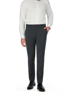 HUGO, Hose Hesten, Extra Slim Fit, Woll-Stretch, Grau Meliert