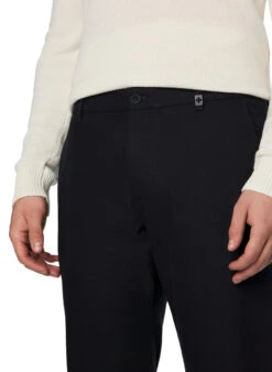 Strellson, Chino Tius, Slim Fit Fit, Baumwolle, Dunkelblau Meliert -Herrenausstatter Verkaufe 449015 norm3