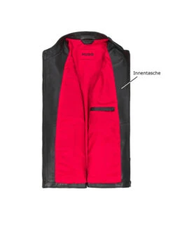 HUGO, Lederjacke, Ziegenleder, Schwarz 2 HUGO, Lederjacke, Ziegenleder, Schwarz -Herrenausstatter Verkaufe 449019 norm3