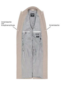 Strellson, Mantel Park Lane, Wolle, Greige -Herrenausstatter Verkaufe 449022 norm3