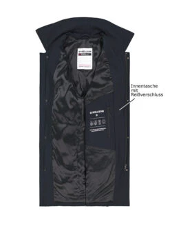 Strellson, Mantel Naro, Mikrofaser, Wasserabweisend, Dunkelblau -Herrenausstatter Verkaufe 449024 norm3