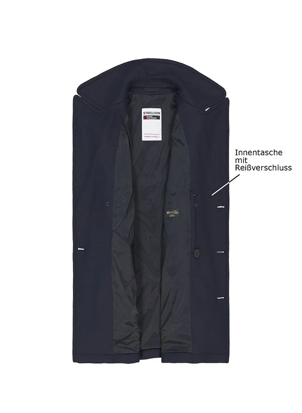 Strellson, Cabanjacke Abano, Wolle, dunkelblau Strellson, Cabanjacke Abano, Wolle, Dunkelblau -Herrenausstatter Verkaufe 449032 norm3