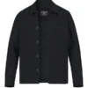 Strellson, Overshirt Noel, Wolle, Schwarz