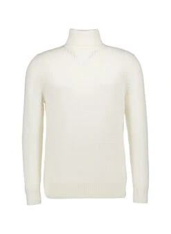 Strellson, Rollkragenpullover Hamilton, Wolle, Ecru