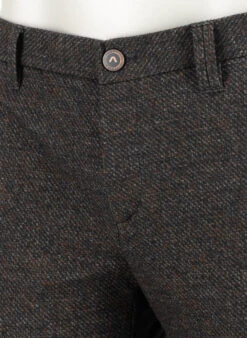 Alberto, Hose Rob, Slim Fit, Jersey, Anthra-cognac Gemustert 4 Alberto, Hose Rob, Slim Fit, Jersey, Anthra-cognac Gemustert -Herrenausstatter Verkaufe 449161 norm4
