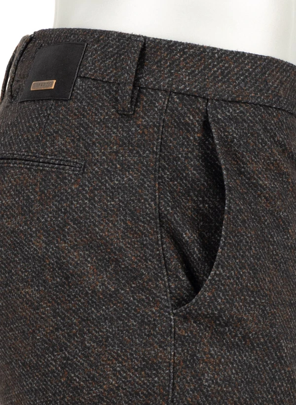 Alberto, Hose Rob, Slim Fit, Jersey, anthra-cognac gemustert Alberto, Hose Rob, Slim Fit, Jersey, Anthra-cognac Gemustert -Herrenausstatter Verkaufe 449161 norm5