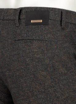 Alberto, Hose Rob, Slim Fit, Jersey, Anthra-cognac Gemustert 6 Alberto, Hose Rob, Slim Fit, Jersey, Anthra-cognac Gemustert -Herrenausstatter Verkaufe 449161 norm6