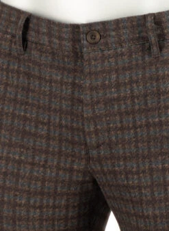 Alberto, Hose Rob, Slim Fit, Jersey, Grau Gemustert -Herrenausstatter Verkaufe 449168 norm4