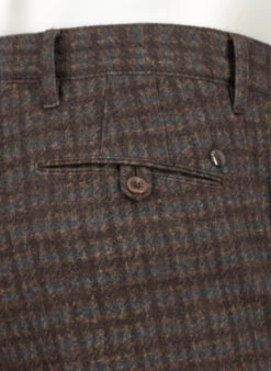 Alberto, Hose Rob, Slim Fit, Jersey, Grau Gemustert -Herrenausstatter Verkaufe 449168 norm6