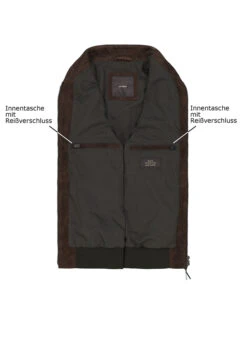 Windsor. Windsor, Lederblouson, Ziegenvelours, Beluga -Herrenausstatter Verkaufe 449197 norm3