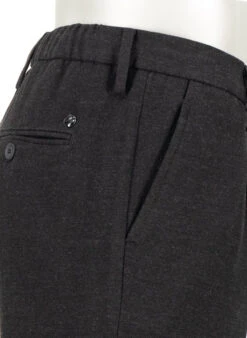 Alberto, Hose Barista, Tapered Fit, Flanell, Anthrazit -Herrenausstatter Verkaufe 449199 norm5