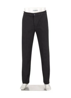 Alberto, Hose Luis, Wide Fit, Flanell, Anthrazit