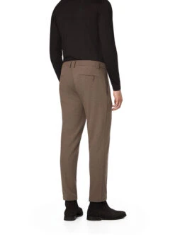 CINQUE, Hose Cijuno, Jersey Halbgefüttert, Dunkelbraun Meliert -Herrenausstatter Verkaufe 449204 norm2