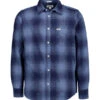 Wrangler, Hemd, Regular Fit, Bauwolle, Dark-indigo Kariert
