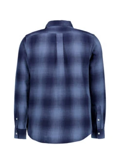 Wrangler, Hemd, Regular Fit, Bauwolle, Dark-indigo Kariert 2 Wrangler, Hemd, Regular Fit, Bauwolle, Dark-indigo Kariert -Herrenausstatter Verkaufe 449223 norm2