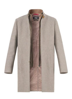 CINQUE, Mante Cichoice, Wolle, Braun