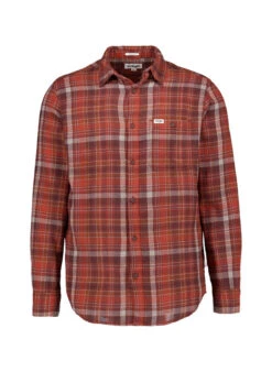 Wrangler, Hemd, Regular Fit, Bauwolle, Rot Kariert
