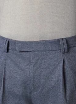 CINQUE, Hose Cisando, Mikrofaser-Stretch, Dunkelblau Meliert -Herrenausstatter Verkaufe 449261 norm3