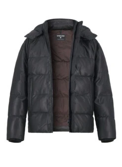 Strellson, Lederjacke Bodio, Lammnappa, Schwarz