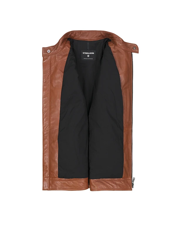 Strellson, Lederjacke Piers, Lammnappa, caramel Strellson, Lederjacke Piers, Lammnappa, Caramel -Herrenausstatter Verkaufe 449278 norm3