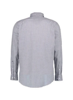 Seidensticker, Hemd, Regular Fit, Baumwolle, Weiß-navy -Herrenausstatter Verkaufe 449338 norm2