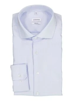 Seidensticker, Hemd, Regular Fit, Baumwolle, Blau