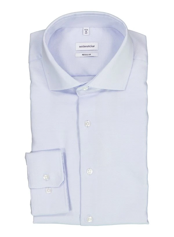 Seidensticker, Hemd, Regular Fit, Baumwolle, blau Seidensticker, Hemd, Regular Fit, Baumwolle, Blau -Herrenausstatter Verkaufe 449342 norm